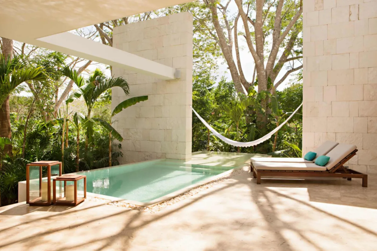 private plunge at chable yucatan